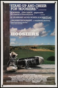 8z427 HOOSIERS 1sh 1986 best basketball movie ever, Gene Hackman, Dennis Hopper!