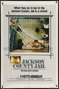 8z483 JACKSON COUNTY JAIL 1sh 1976 what they did to Yvette Mimieux in jail is a crime!