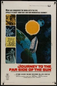 8z492 JOURNEY TO THE FAR SIDE OF THE SUN 1sh 1969 Doppleganger, Earth meets itself in outer space!