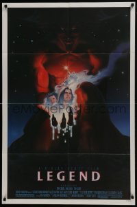 8z534 LEGEND 1sh 1986 Tom Cruise, Mia Sara, Tim Curry, Ridley Scott, cool fantasy artwork!