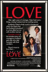 8z570 MAKING LOVE 1sh 1982 Arthur Hiller, Michael Ontkean, Kate Jackson, Harry Hamlin!
