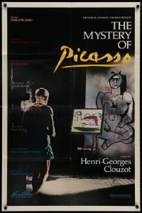 8z632 MYSTERY OF PICASSO 1sh R1986 Le Mystere Picasso, Henri-Georges Clouzot & Pablo!