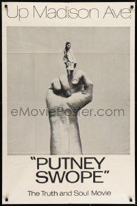 8z712 PUTNEY SWOPE 1sh 1969 Robert Downey Sr., classic image of black girl as middle finger!