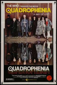 8z713 QUADROPHENIA style B 1sh 1979 The Who, great image of Sting, English rock 'n' roll!