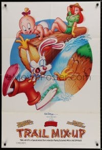 8z910 TRAIL MIX-UP DS 1sh 1993 cartoon art Roger Rabbit, Baby Herman, Jessica Rabbit!