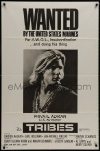 8z913 TRIBES 1sh 1971 Jan-Michael Vincent is wanted by the United States Marines!