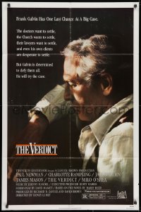 8z936 VERDICT 1sh 1982 lawyer Paul Newman has one last chance, written by David Mamet!