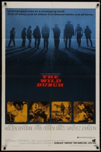 8z959 WILD BUNCH 1sh 1969 Sam Peckinpah cowboy classic starring William Holden & Ernest Borgnine
