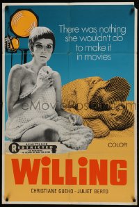8z966 WILLING 1sh 1971 Francis Leroi's Cine-girl, great images of Monique Barbillat!