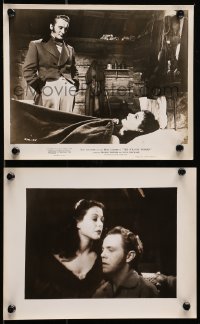 9a984 STRANGE WOMAN 2 8x10 stills 1946 Brooke, Hedy Lamarr, George Sanders, Louis Hayward!