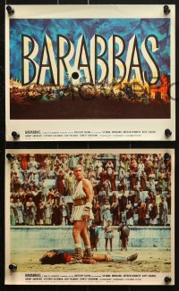 9a145 BARABBAS 7 color 8x10 stills 1962 Richard Fleischer, Anthony Quinn & Silvana Mangano!
