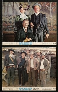 9a068 BUTCH CASSIDY & THE SUNDANCE KID 8 color 8x10 stills 1969 George Roy Hill, action & explosion!