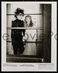 9a800 EDWARD SCISSORHANDS 4 8x10 stills 1990 Johnny Depp & Winona Ryder, directed by Tim Burton!