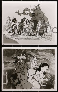 9a749 JOURNEY BACK TO OZ 5 8x10 stills 1974 animated fantasy cartoon sequel, great images!