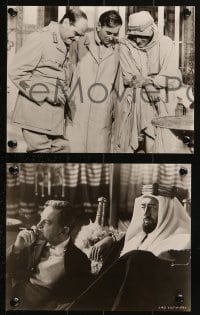 9a874 LAWRENCE OF ARABIA 3 7.25x9.5 stills 1963 David Lean candids on set, Alec Guinness!