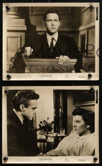 9a495 MAN CALLED PETER 9 8x10 stills 1955 Richard Todd & Jean Peters make your heart sing with joy!