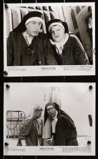 9a621 NUNS ON THE RUN 7 8x10 stills 1990 wacky images of Eric Idle & Robbie Coltrane as nuns!