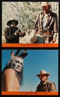 9a055 OUTLAW JOSEY WALES 10 8x10 mini LCs 1976 Clint Eastwood w/ Chief Dan George, Will Sampson!