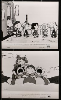 9a695 RACE FOR YOUR LIFE CHARLIE BROWN 6 8.25x9.75 stills 1977 Schulz, Lucy, Linus, Schroeder!