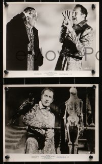 9a626 RAVEN 7 8x10 stills 1963 Boris Karloff, Vincent Price, Peter Lorre, Hazel Court!