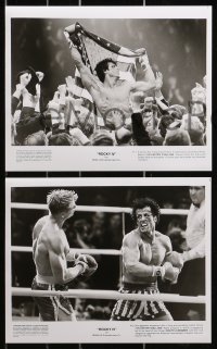 9a376 ROCKY IV 14 8x10 stills 1985 boxing heavyweight boxing champ Sylvester Stallone, Lundgren!