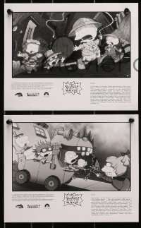 9a829 RUGRATS MOVIE 4 8x10 stills 1998 Nickelodeon cartoon for anyone who ever wore diapers
