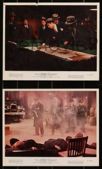 9a188 ST. VALENTINE'S DAY MASSACRE 4 color 8x10 stills 1967 Robards, lawless era!