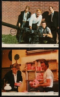 9a133 THUNDERBOLT & LIGHTFOOT 8 8x10 mini LCs 1974 Clint Eastwood, George Kennedy & Jeff Bridges!
