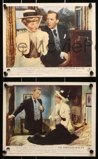 9a079 EMPEROR WALTZ 8 color English FOH LCs 1948 Bing Crosby & Joan Fontaine, directed by Wilder!