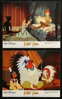 9a112 PETER PAN 8 color English FOH LCs R1980s Walt Disney animated cartoon fantasy classic!