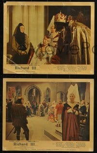 9a195 RICHARD III 3 color English FOH LCs 1955 Laurence Olivier - director and in the title role!