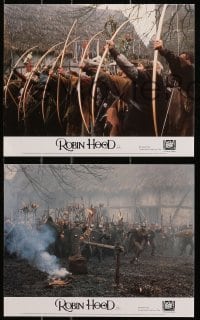 9a196 ROBIN HOOD 3 color English FOH LCs 1991 all with great action scenes from the movie!