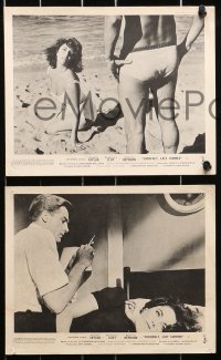 9a580 SUDDENLY, LAST SUMMER 8 English FOH LCs 1960 sexy Elizabeth Taylor, Clift, Hepburn, different!