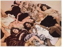9b075 BEYOND THE VALLEY OF THE DOLLS color 10.5x14 still 1970 Russ Meyer, best image of girls on bed!