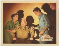 9b003 13 RUE MADELEINE LC #8 1946 Richard Conte points gun at James Cagney & scared Annabella!