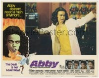 9b014 ABBY LC #4 1974 best close up of possessed woman Carol Speed in the title role!