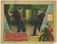 9b018 ACROSS TO SINGAPORE LC 1928 Ramon Novarro finds his brother Ernest Torrence in the brig!