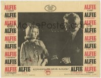9b028 ALFIE LC #1 1966 c/u of British cad Michael Caine with Shirley Anne Field outdoors!