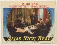 9b030 ALIAS NICK BEAL LC #7 1949 Ray Milland talks to Thomas Mitchell & men at business meeting!