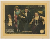 9b037 AMONG THOSE PRESENT LC 1921 Harold Lloyd by shocked family with hand in bearskin's mouth!