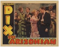 9b048 ARIZONIAN LC 1935 c/u of Richard Dix, pretty Margot Grahame & Preston Foster at dance!