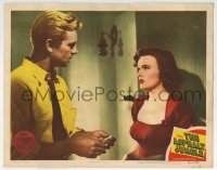 9b051 ASPHALT JUNGLE LC #8 1950 Sterling Hayden gives money to Jean Hagen, John Huston classic!