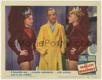 9b061 BARKLEYS OF BROADWAY LC #6 1949 Fred Astaire between Ginger Rogers & her pretty understudy!
