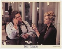 9b107 BORN YESTERDAY LC 1993 close up of sexy Melanie Griffith & John Goodman playing cards!