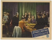 9b224 DIVORCE LC 1945 Kay Francis & Bruce Cabot observe a roulette game in gambling casino!