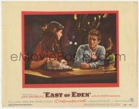 9b246 EAST OF EDEN LC #7 1955 James Dean close up at bar, John Steinbeck, directed by Elia Kazan!