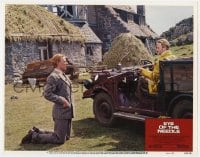 9b252 EYE OF THE NEEDLE LC #4 1981 Christopher Cazenove in jeep points shotgun at Donald Sutherland