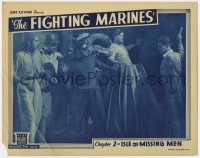 9b260 FIGHTING MARINES chapter 2 LC 1935 Grant Withers with dynamite, serial, Isle of Missing Men!