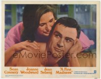 9b263 FINE MADNESS LC #1 1966 close up of barechested Sean Connery & Colleen Dewhurst!
