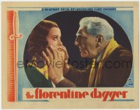 9b272 FLORENTINE DAGGER LC 1935 doctor C. Aubrey Smith examines mesmerized Margaret Lindsay, rare!